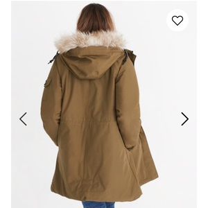 Madewell Army Green Winter Coat Parka! Worn 3x!!